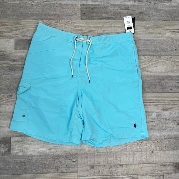 Polo Ralph Lauren NWT Men's Blue Swim Trunks O27 - Picture 1 of 8